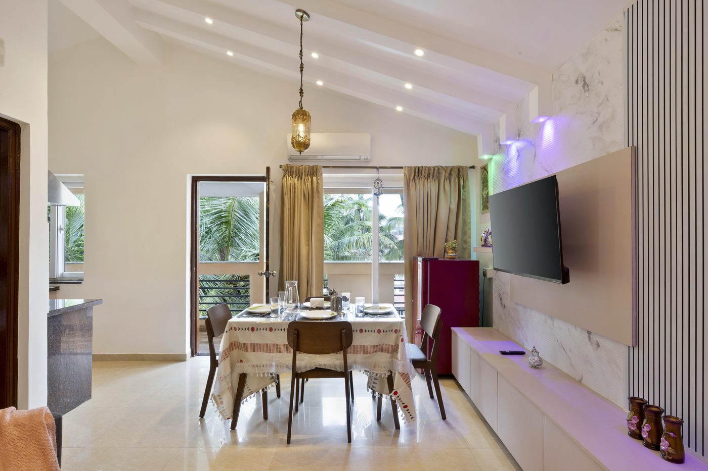 The Peaceside dining area