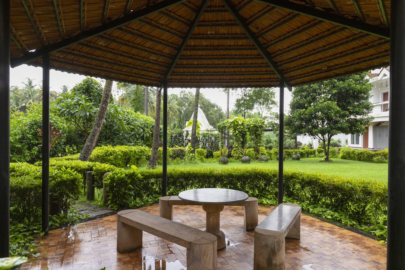 The Peaceside garden gazebo