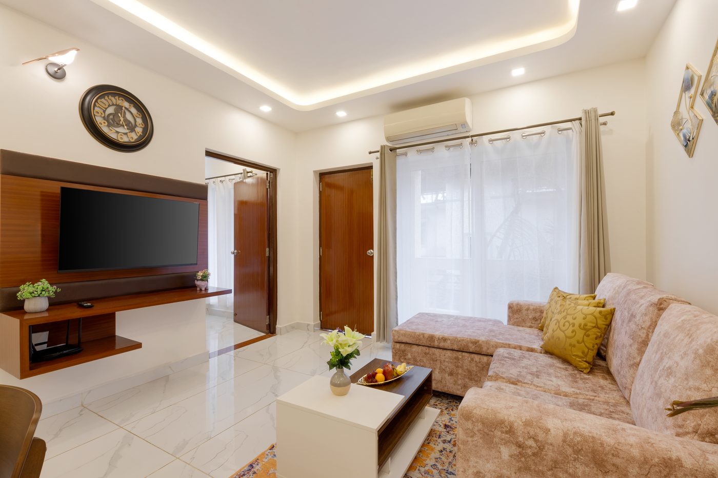 The Peaceside living room